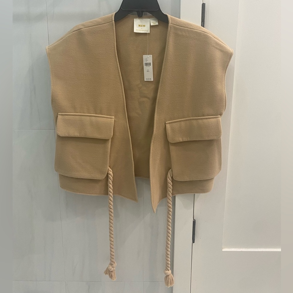 NWT Maeve by Anthropologie Cropped Sweater Vest